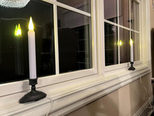 Load image into Gallery viewer, LED Electric Window Candles with Dusk to Dawn Sensor - Antique Bronze Elegance