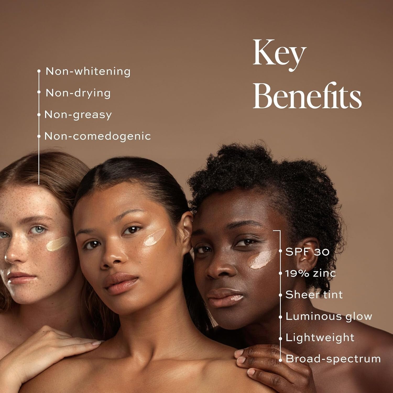 Beauty Tinted Glow Wonderscreen SPF 30 - Mineral Sunscreen & Moisturizer 50g