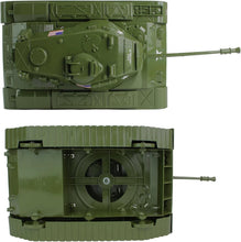 Load image into Gallery viewer, Impressive OD Green Walker Bulldog Tank Playset with 12 Soldiers - 14 inch Size