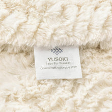 Load image into Gallery viewer, All-Season Twin XL Faux Fur Blanket 63" x 90" - Stylish Bohemian Comfort