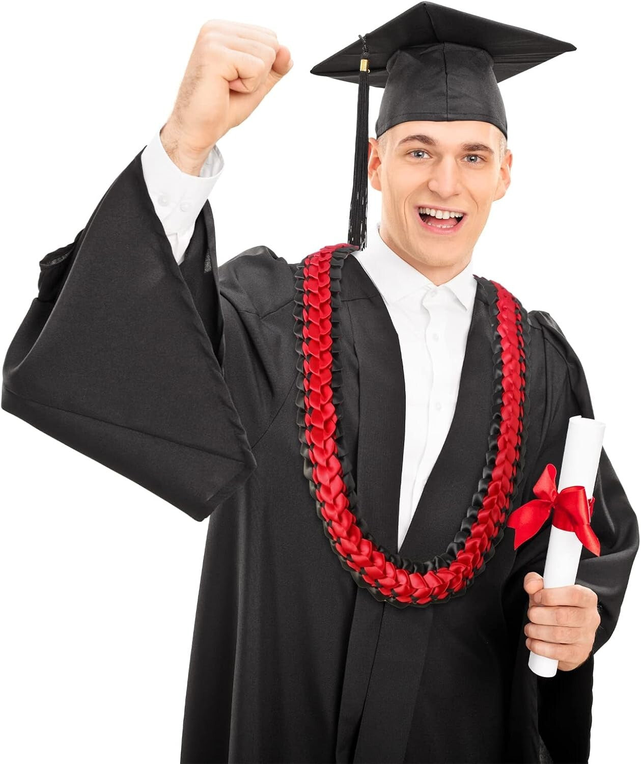 Customizable Double Braided Graduation Leis for Class of 2025 - Perfect Gifts!