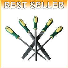 Load image into Gallery viewer, Versatile 5-Piece High Carbon Steel File Set for Metal, Wood &amp; Plastic Projects