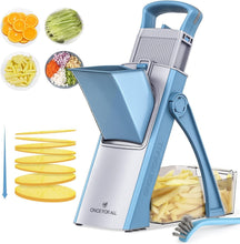 Load image into Gallery viewer, Compact Safe Mandoline Slicer - Dishwasher Safe Vegetable Chopper for Fast Prep