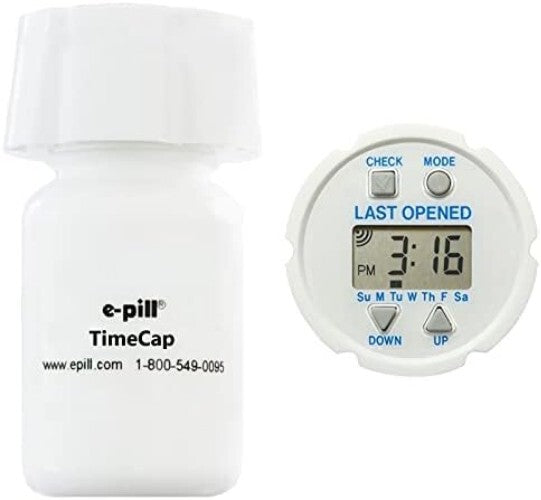 Reliable Medication Reminder Cap with Built-In Timer Display - Unisex Design