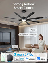 Load image into Gallery viewer, Energy-Efficient 72-Inch Outdoor/Indoor Ceiling Fan with 8 Aluminium Blades