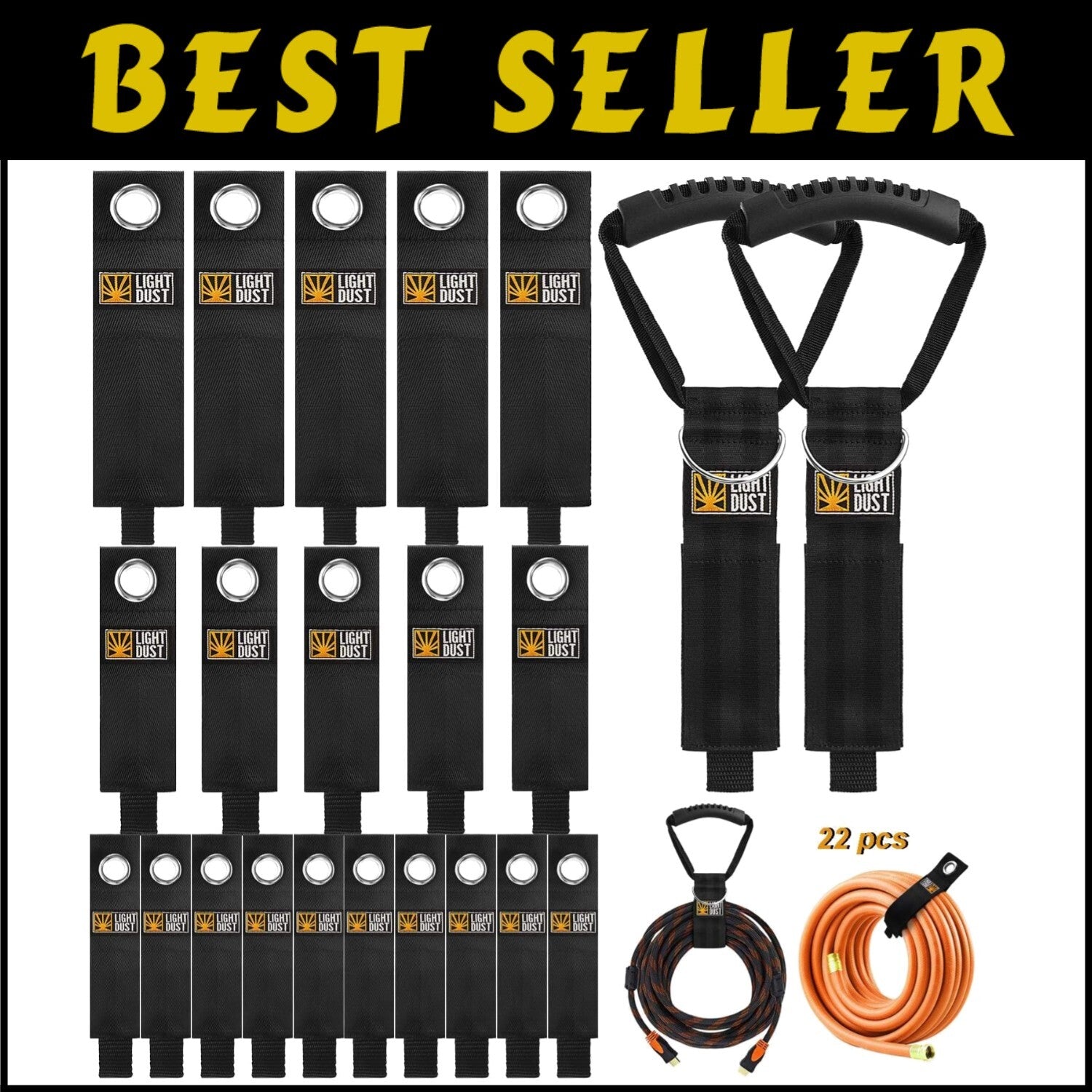 Industrial Strength Storage Solutions - 22PC Heavy Duty Tool and Cable Organizer