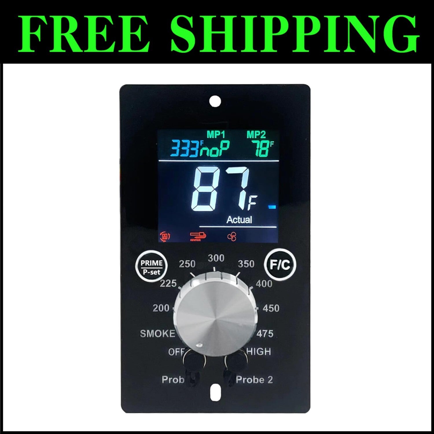 Advanced Universal Grill PID Control Board: Precision Control and Smoke Options