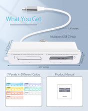 Load image into Gallery viewer, Compact 6-in-1 USB C Hub for iMac - Custom Color Panels &amp; Reliable Connectivity
