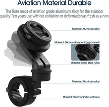 Load image into Gallery viewer, Vibration Dampener Motorcycle Phone Mount - 2nd Gen Adjustable Handlebar Holder
