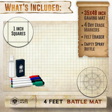 Load image into Gallery viewer, High-Quality DND Battle Grid Starter Set - Lightweight, Portable, Versatile