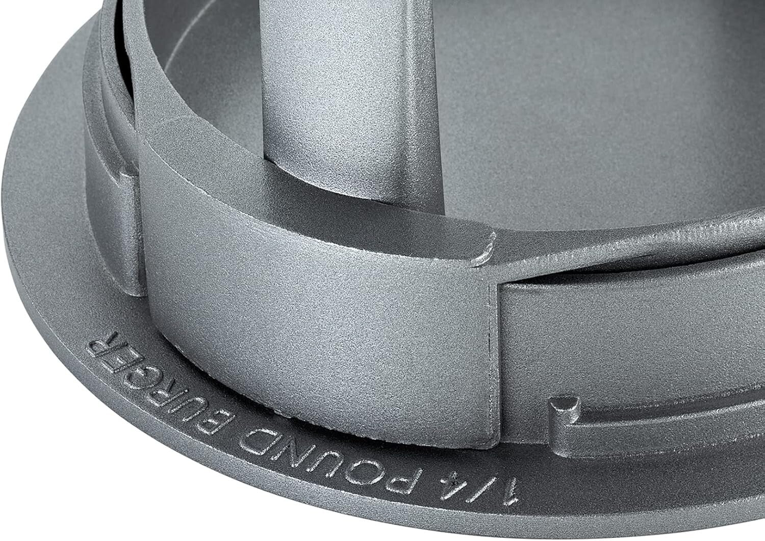 All-in-One Hamburger Patty Maker - Cast Aluminum Burger Press for Ideal Cooking