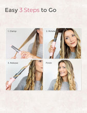 Load image into Gallery viewer, Upgraded 1-Inch Self-Rotating Curling Wand for Stunning Beach Waves in 8 Minutes