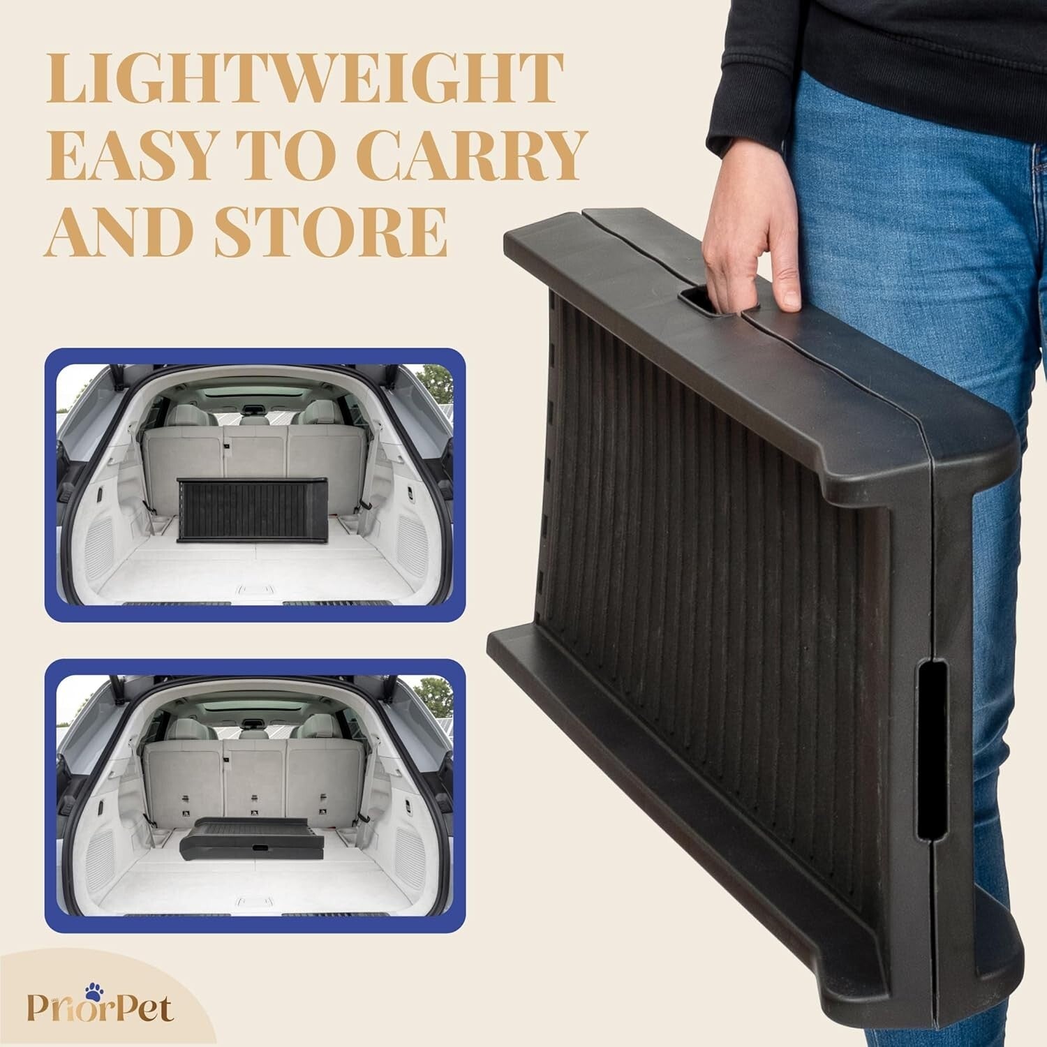 Portable 68.5” Dog Ramp for Large Dogs – Sturdy, Anti-Slip, 300 lbs Capacity