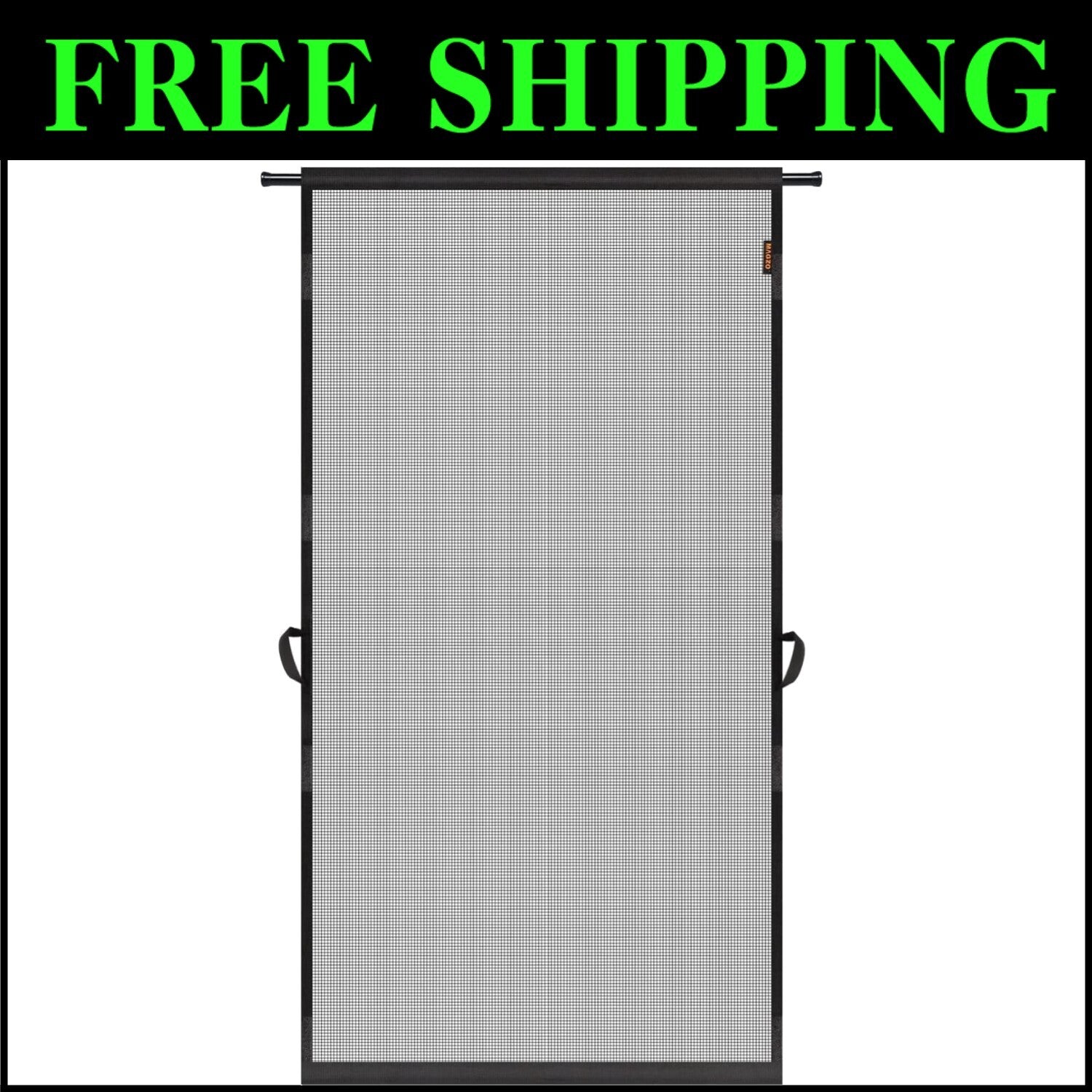 Elegant & Fireproof Hanging Screen Door - Two Installation Methods Available