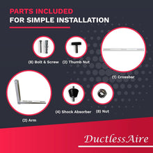 Load image into Gallery viewer, Complete Installation Wall Mount Bracket for Mini Split Heat Pumps – Easy Setup