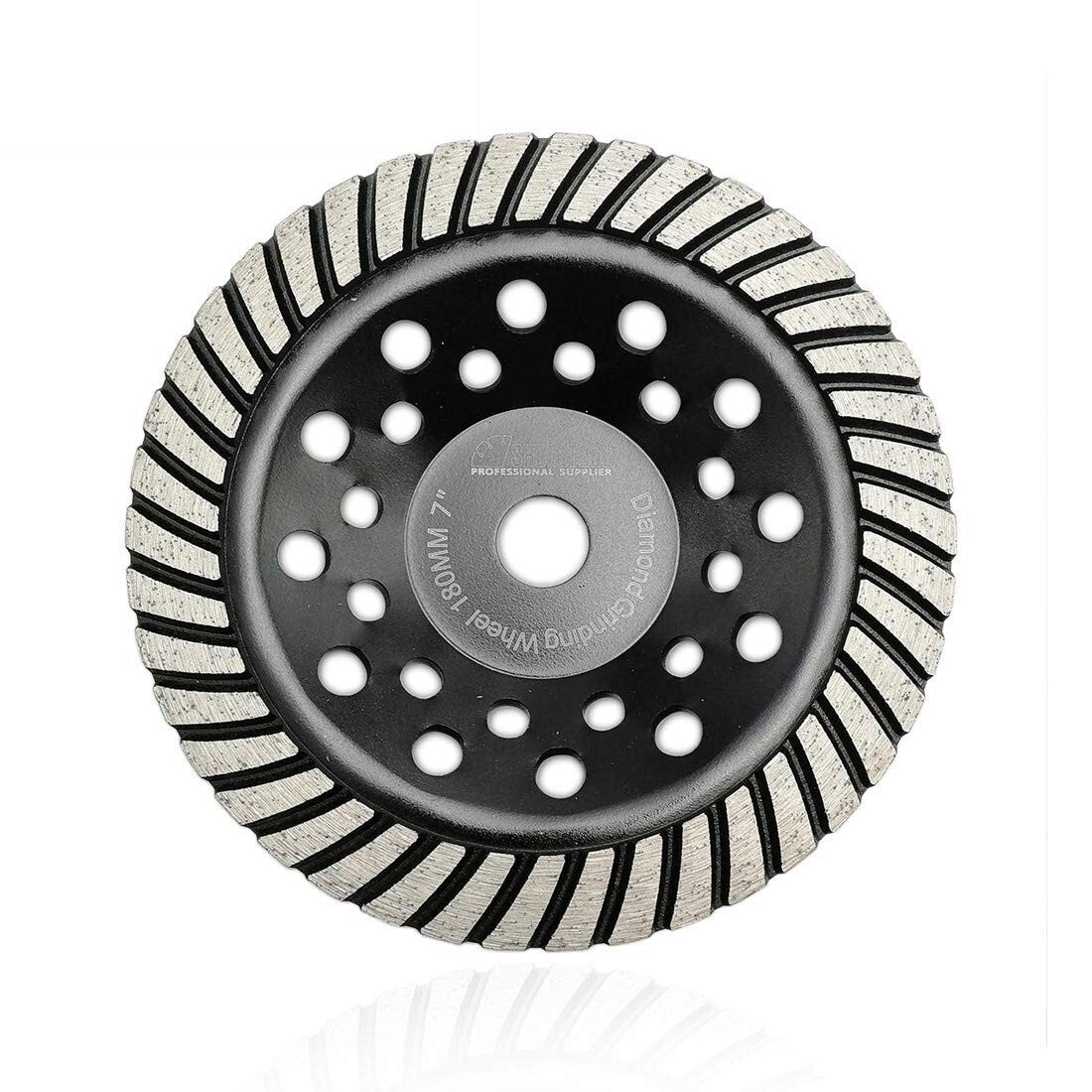 7-Inch Turbo Row Diamond Cup Wheel for Efficient Concrete & Marble Grinding