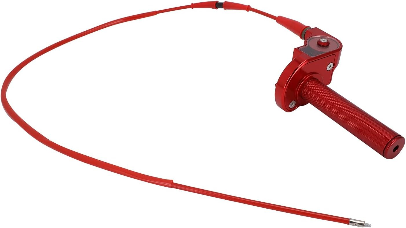 CNC Aluminum 7/8" Quick Twist Motorcycle Throttle - Includes Cable & Grips