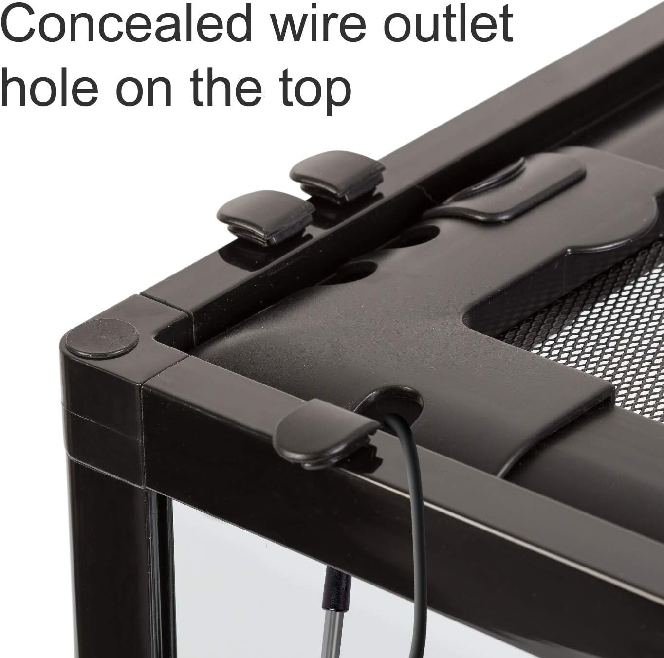 67-Gallon Large Glass Reptile Terrarium with Sliding Doors & Screen Ventilation