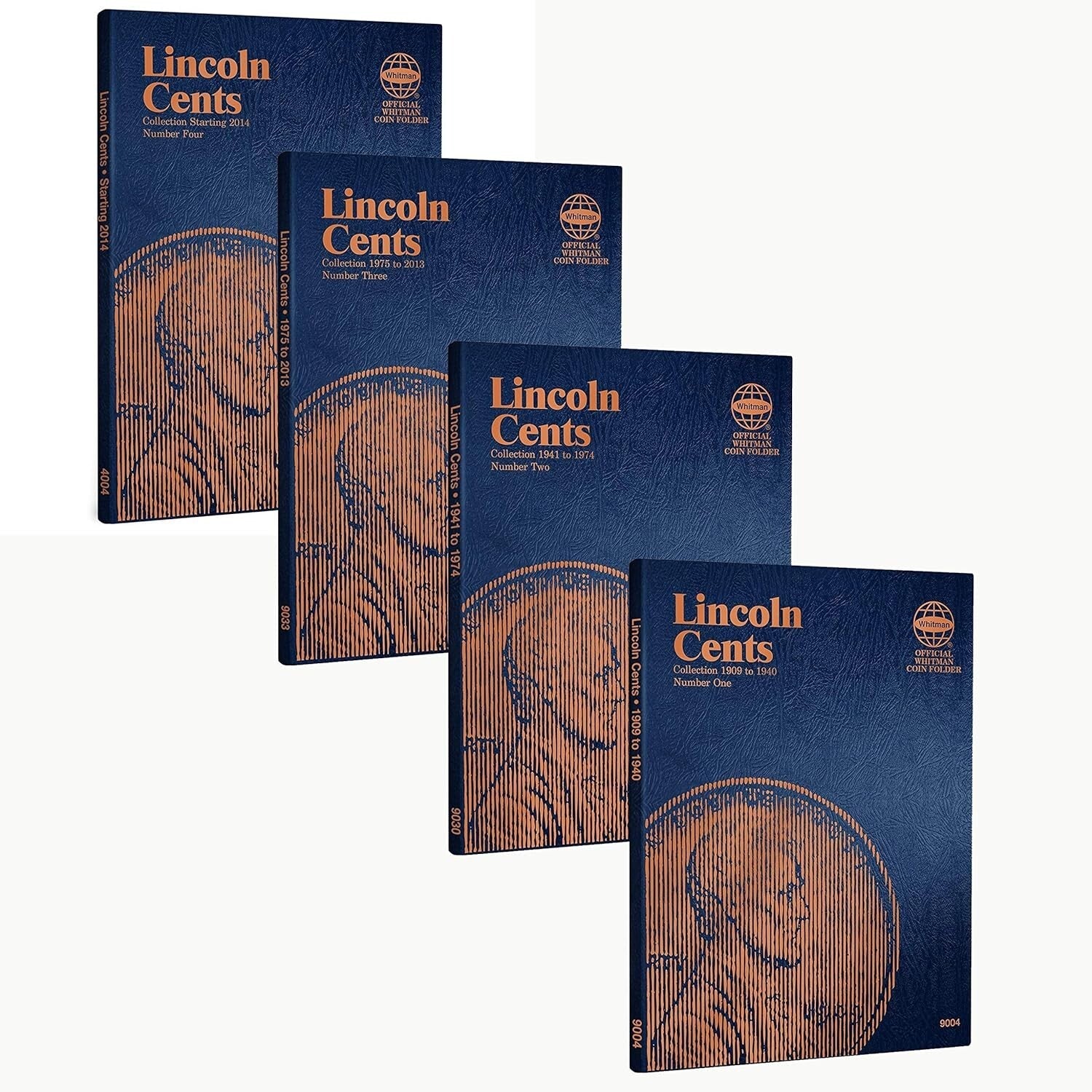Comprehensive Lincoln Cent Collecting Folders - 1909-2022, Flat & Compact Design