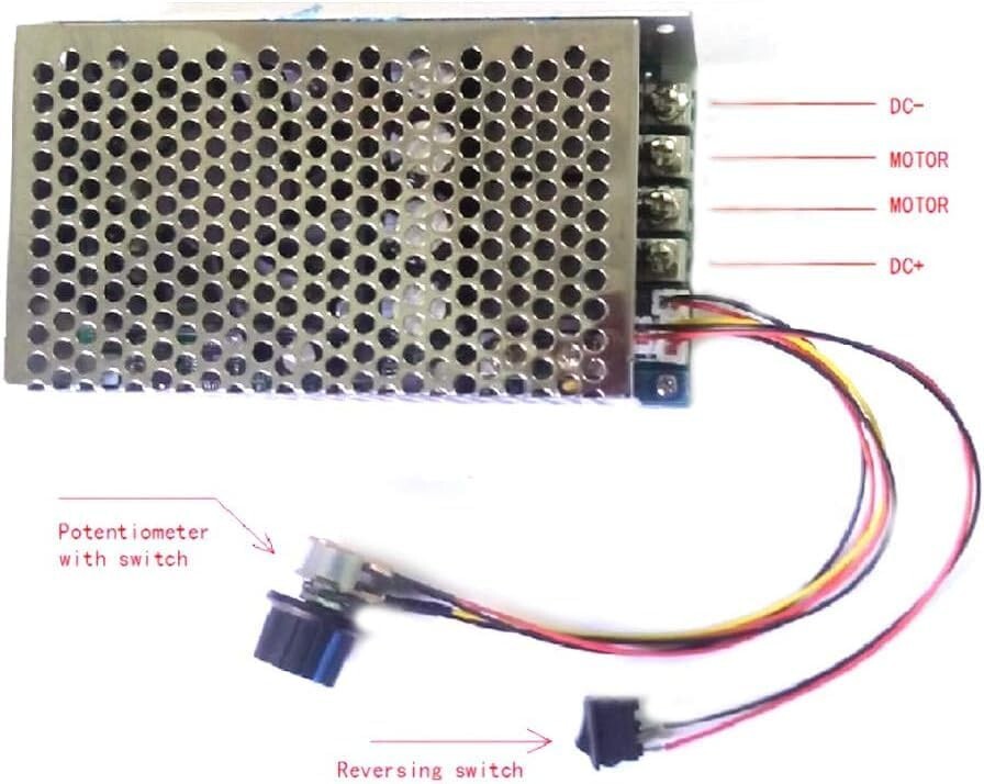 Efficient 1-5V DC Motor Speed Controller - Ideal for Cooling Fans and Heaters