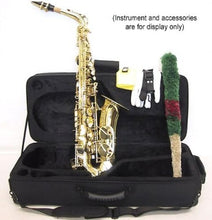 Load image into Gallery viewer, Backpackable Alto Saxophone Case with Protective Foam and Stylish Black Canvas