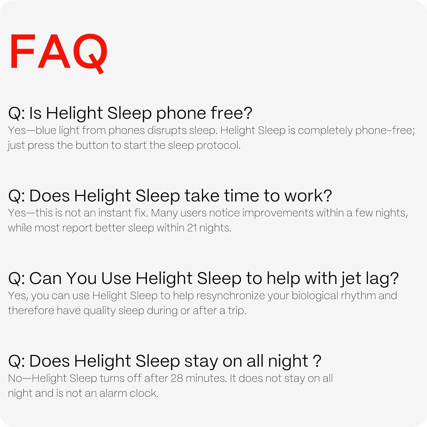 Rechargeable 630nm Red Light Sleep Aid for Kids & Adults – Travel-Friendly