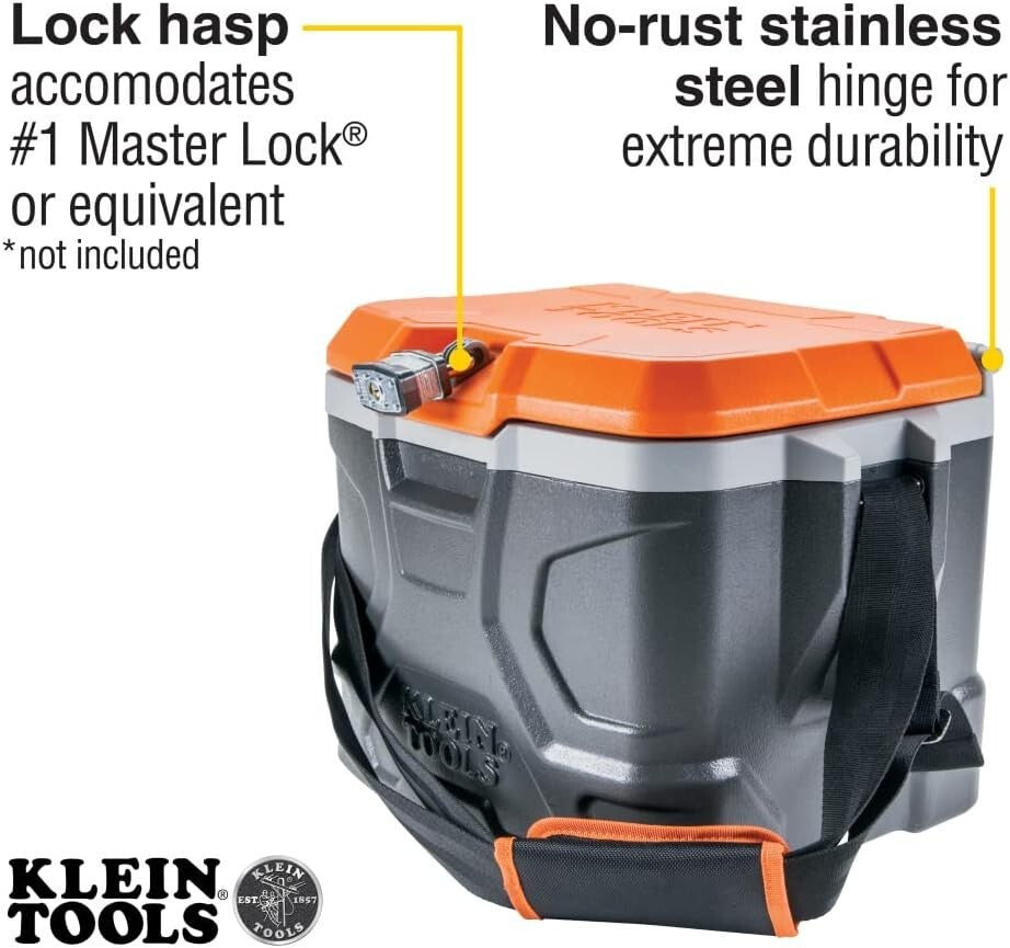 Durable 17-Quart Tradesman Pro Cooler Holds 18 Cans & Keeps Cool 30 Hours