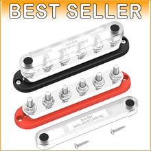 Load image into Gallery viewer, Heavy-Duty 300A Terminal Block with Polycarbonate Cover - Ideal for All Vehicles