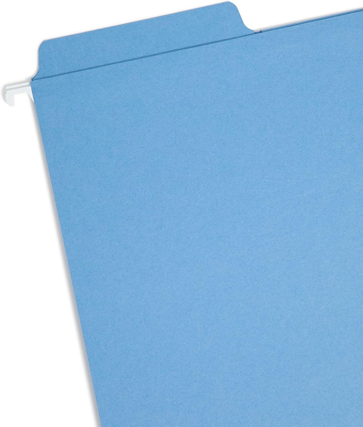 FasTab 200 Count Blue Hanging File Folders - Easy Labeling & Access, Letter Size