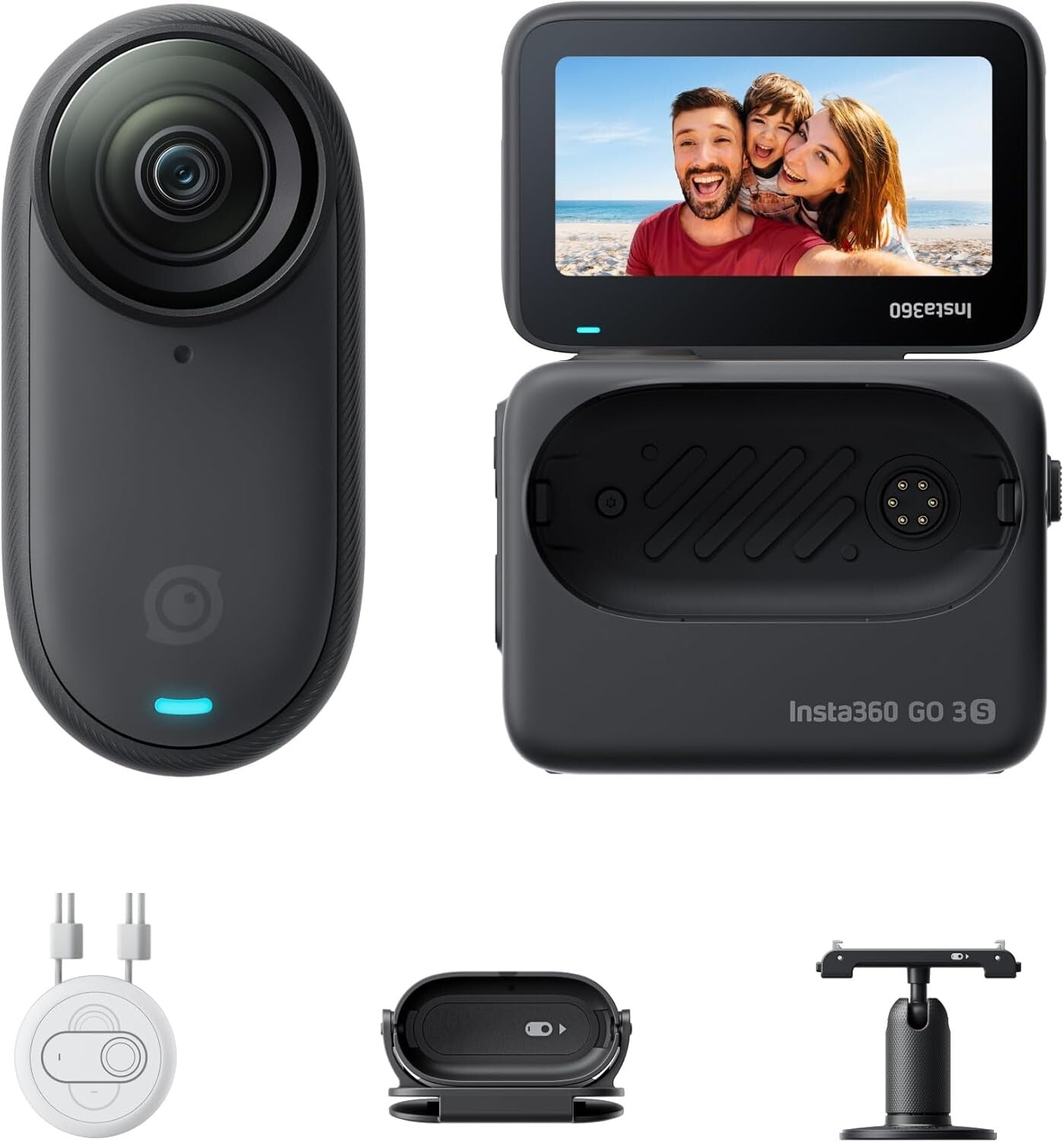 4K Tiny Camera - 128 GB Storage with Touchscreen & Gesture Control Features