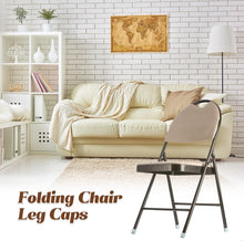 Load image into Gallery viewer, 300 Pcs Heavy Duty Grey Folding Chair Leg Caps - Protect Floors Effortlessly