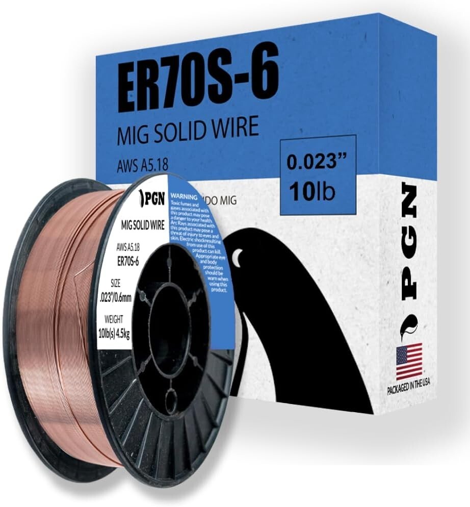 Versatile ER70S-6 MIG Welding Wire .023'' - Low Splatter for Professional Use