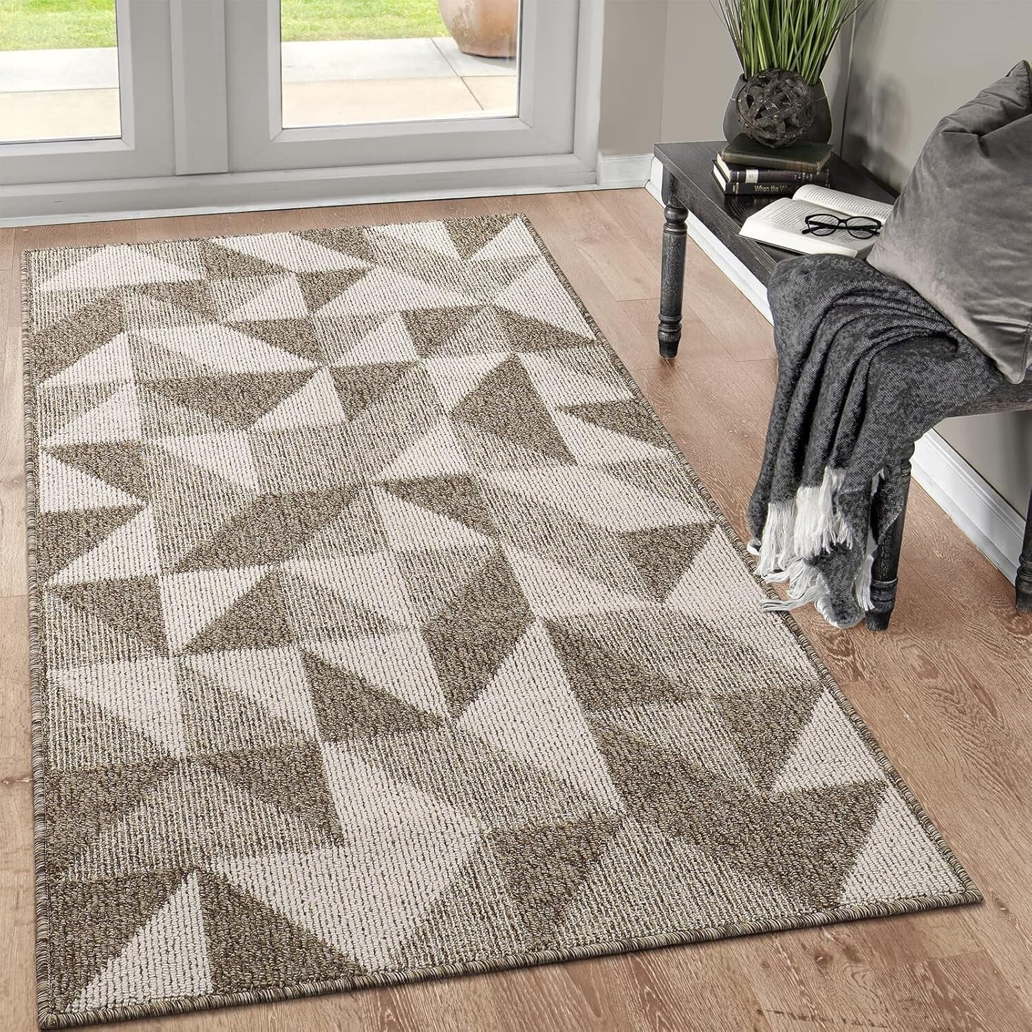 Versatile 36"x59" Indoor Doormat - Low Profile Non-Slip Carpet for Hallways