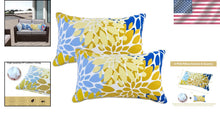 Load image into Gallery viewer, Versatile Decorative Lumbar Pillows - 12x20” Set for Any Indoor/Outdoor Space