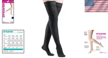 Load image into Gallery viewer, Reinforced Heel Women’s Closed Toe Thigh-Highs 20-30mmHg for Supportive Fit