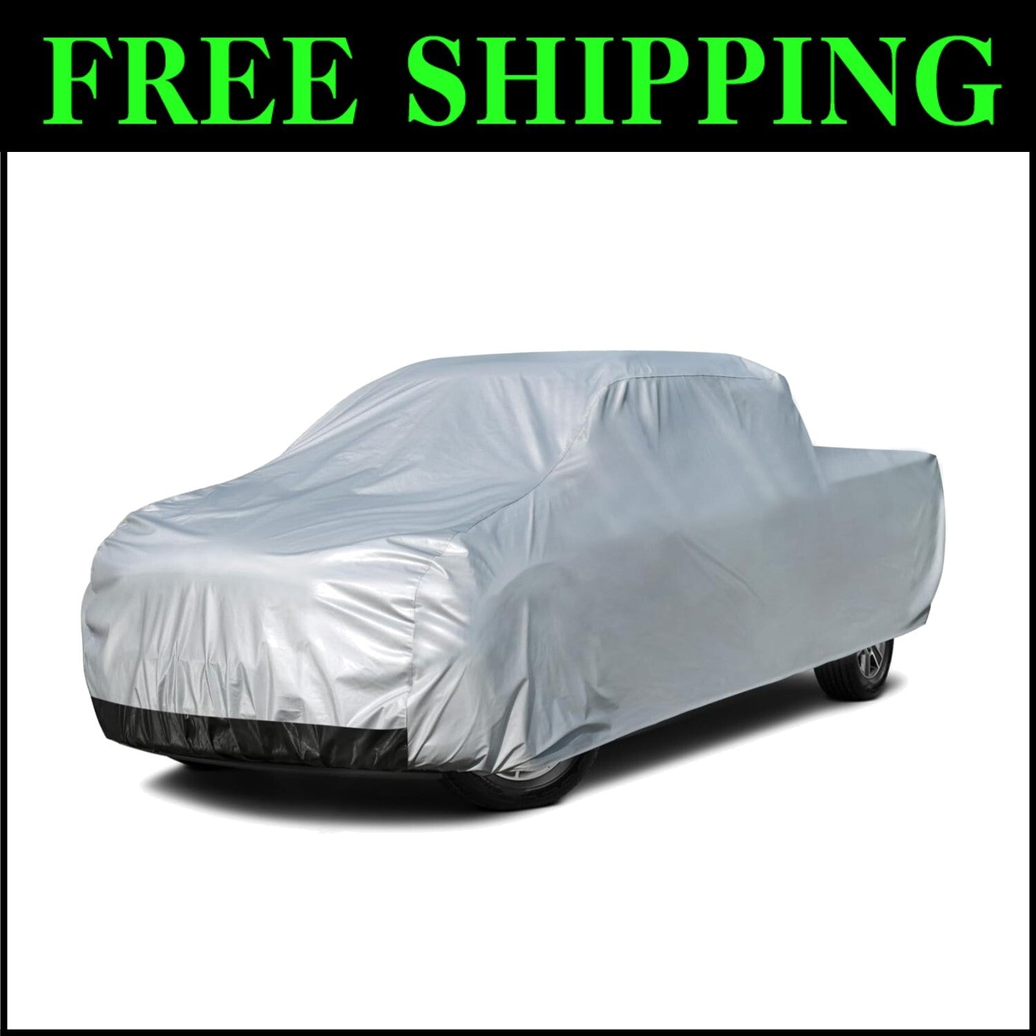 XL+ Heavy Duty Waterproof Truck Cover - 6 Layers of All-Weather Fortification