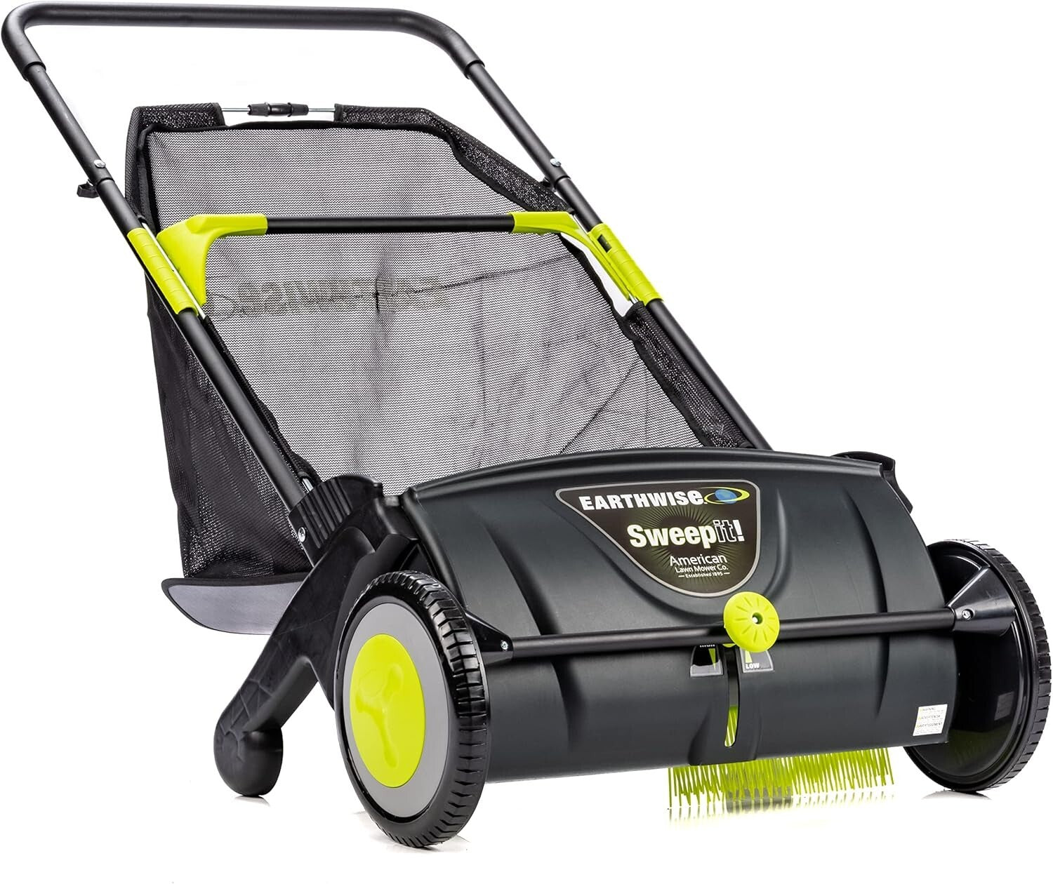 Earthwise 21” Leaf & Grass Manual Lawn Sweeper – Ultra Lightweight Solution