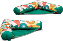 Load image into Gallery viewer, Noodle Sling Pool Float: Inflatable-Free Comfort with Cup Holder - Fruit Salad