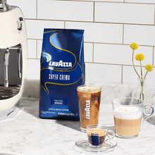 Load image into Gallery viewer, Super Crema Whole Bean Coffee, Medium Roast Espresso - Pack of 6, 2.2 lb Bags