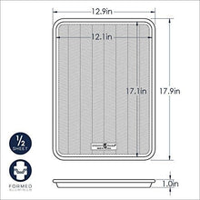 Load image into Gallery viewer, Durable Natural Aluminum Baking Pans - Half &amp; Full Sheet for Expert Baking