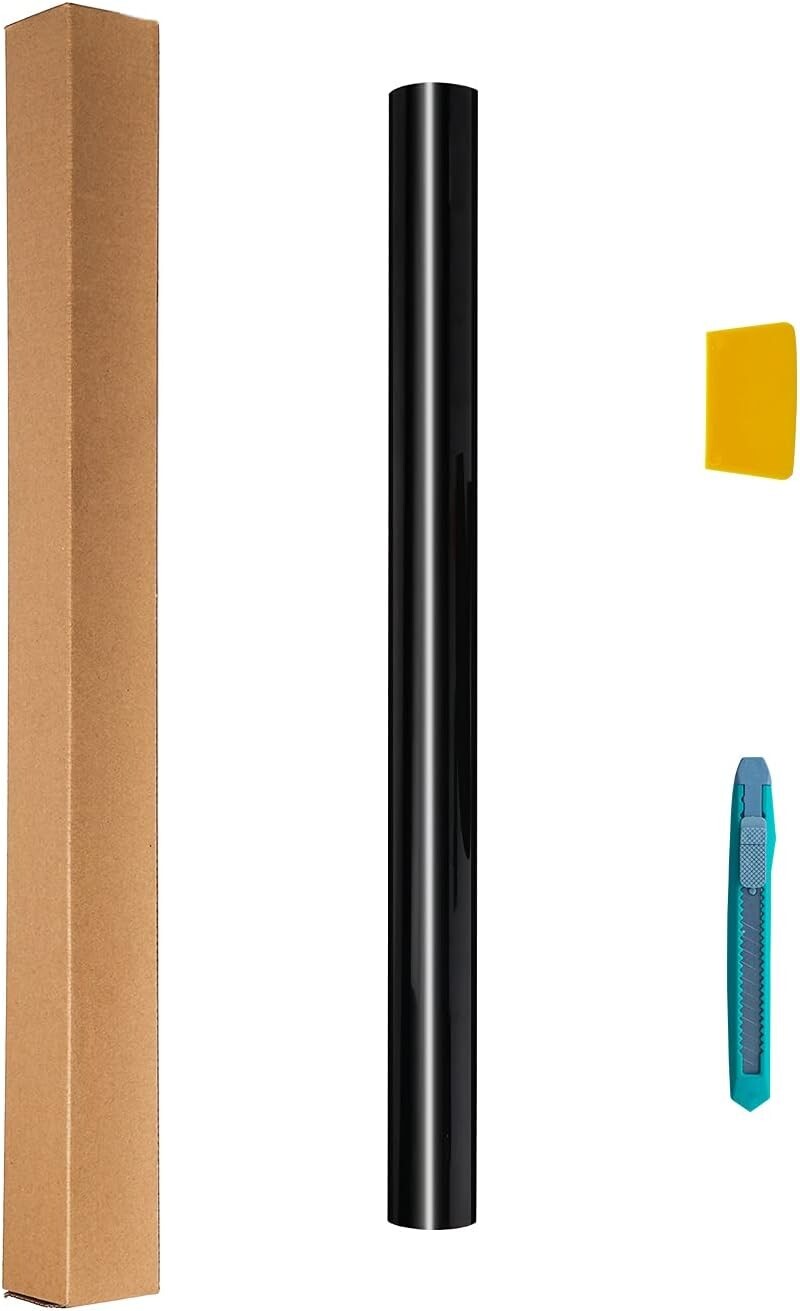 Car Privacy Window Tint Film - UV Block, Heat Resistant, Easy Install 30" x 15'