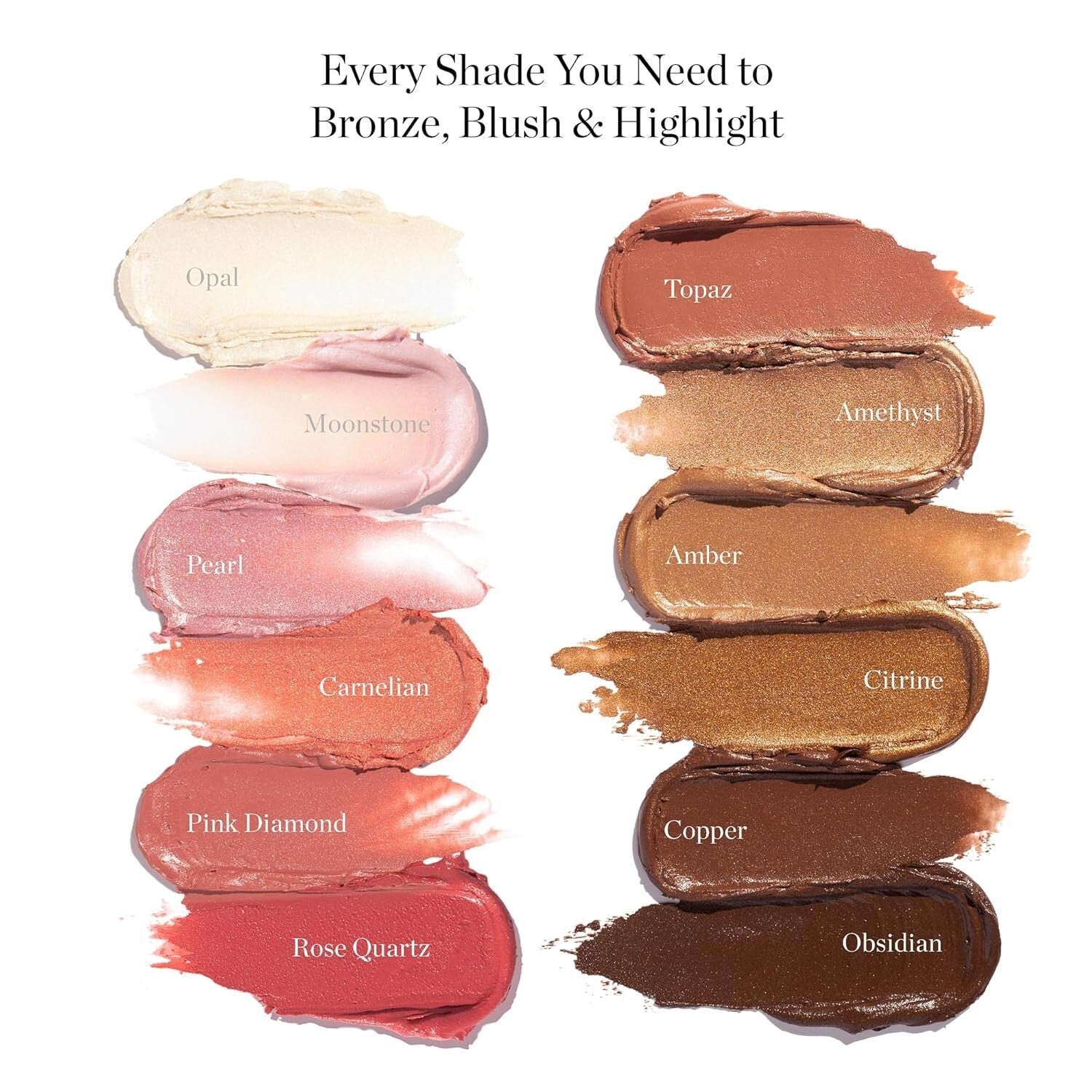 Sculpting Highlighter Stick - Certified Organic Moonstone for Flawless Skin