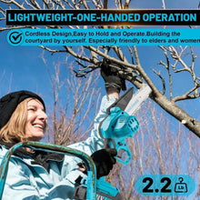 Load image into Gallery viewer, Powerful 700W Electric Chainsaw, 6-Inch Cutting Length - Compact &amp; User-Friendly