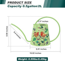 Load image into Gallery viewer, Beautiful Robin-Printed Stainless Steel Water Can - Ideal for Gift Giving