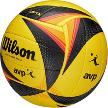 Load image into Gallery viewer, Signature AVP OPTX Volleyball - Official Size, Yellow/Black for Beach Play