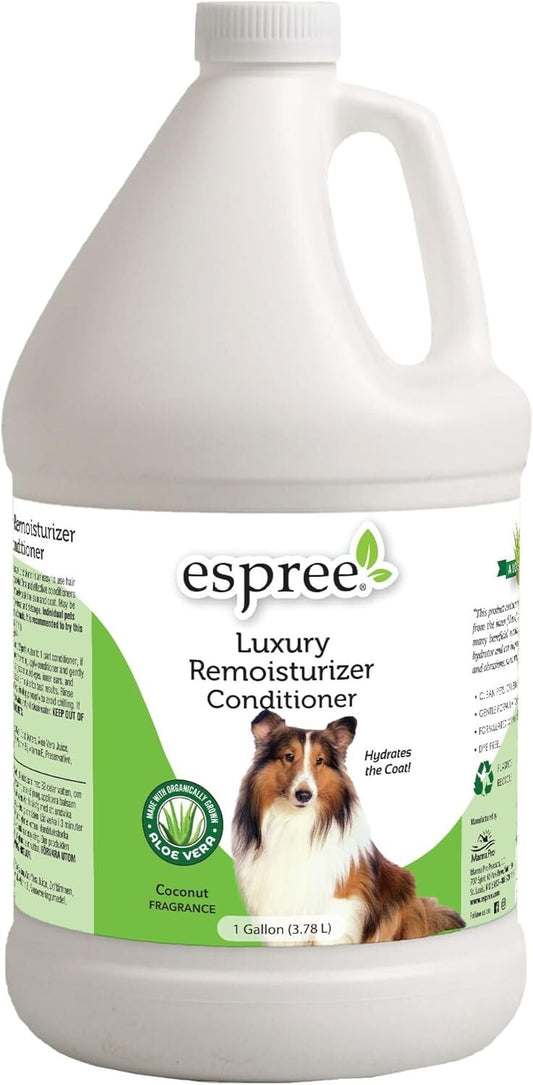 Luxury Pet Remoisturizer Conditioner 1 Gallon - Coconut & Aloe Vera Formula