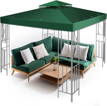 Load image into Gallery viewer, Double Tier 10x10 Gazebo Replacement Canopy - Water-Resistant &amp; Easy Setup