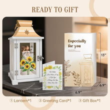 Load image into Gallery viewer, Elegantly Illuminated Sister Gifts - Sunflower Lantern for Birthdays and Beyond