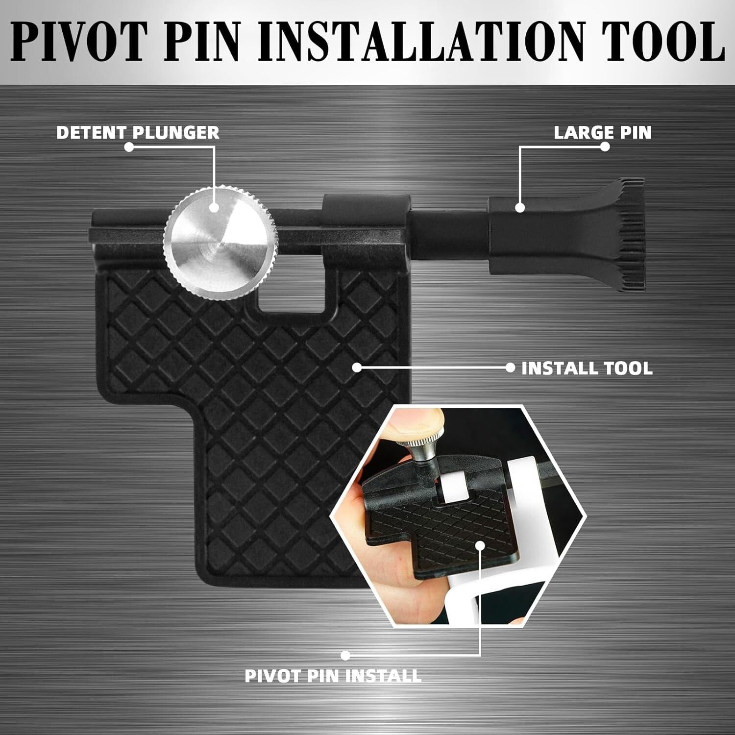 Professional Roll Pin Punch Set with Durable Hammer & Scratch-Resistant Block