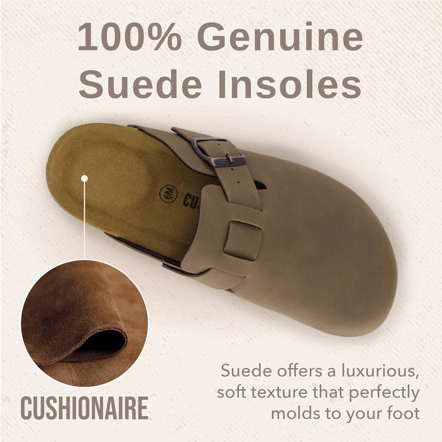 Hana Women's Clogs with 1.25-Inch Heel and Memory Foam - Perfect for Lounging